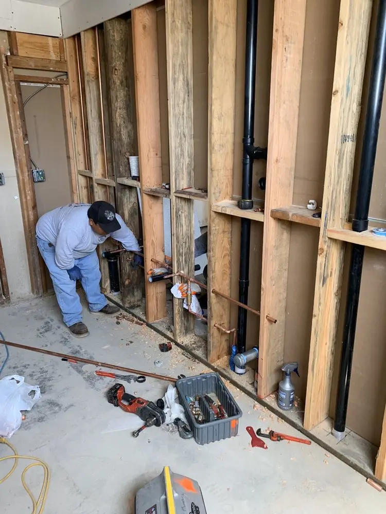 Commercial rough-in plumbing for Water Heater Replacement in Elverson
